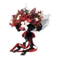 thumbnail image 2 of Sharprepublic Artificial Bouquet Modern Realistic Silk Flowers for Ceremony Festival Party, 2 of 8