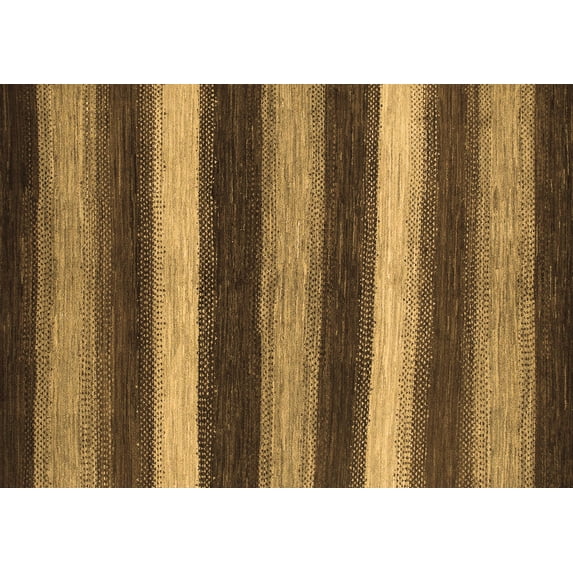 Ahgly Company Indoor Rectangle Oriental Brown Modern Area Rugs, 2' x 5'