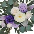 thumbnail image 4 of 2x Wedding Arch Flowers Sunflowers Decor Rustic for Backdrop Door Party white purple, 4 of 8