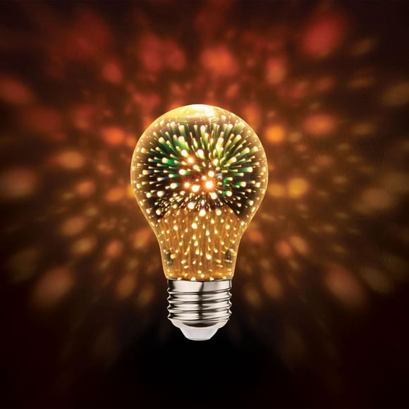 Merkury Innovations Decobulb Ampoule LED 3D pour feu d'artifice