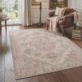 thumbnail image 3 of KUETH 8'X10' Vintage Area Rugs Machine Washable Rugs for Living Room, Non Slip Flat Pile Rug with Rubber Backing, Boho Rug for Entryway Bedroom Dining Room Home Office, 3 of 3