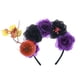 thumbnail image 1 of KAKOWELY Diadema de calavera con flores: Diadema de calavera con flores y calabaza para Halloween para mujer - Tocado floral vintage para fiestas, ideal para cosplay y disfraces., 1 of 4