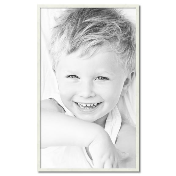 ArtToFrames 30x50 inch White Picture Frame, White 30" x 50" Wood Poster Frame (WOM-5140) 1234