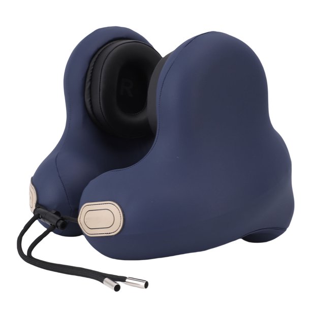 Almohada De Viaje Para El Cuello, Almohada De Viaje Para Dormir, Soporte De 360 grados, Ergonómica De PU Y Poliéster Para Vuelos Largos