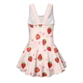 thumbnail image 5 of Tutolipy Strawberry Hearts Girls Beach Swimsuit, Playful Bathing Suit Skirt Girls One Piece Swimsuits for Pool, Size 6-7 Years, 5 of 8