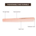 thumbnail image 4 of Professional Hair Comb, Anti- Static Hairdressing Comb, Space Aluminum Stainless Steel Beauty Comb, 4 of 8