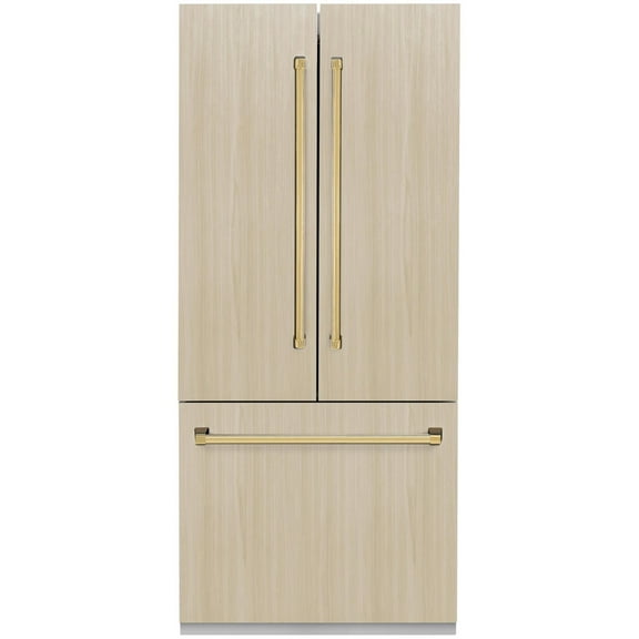 Zline Rbivz-36-G-Pr Autograph Edition 36" Wide 19.6 Cu. Ft. Energy Star Certified Panel