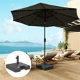 thumbnail image 2 of Outsunny Base de Parasol de Patio Remplissable Support de Parasol d'Extérieur avec Roues, 2 of 10