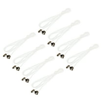 Uxcell Pull Cord for Ceiling Switch Light Pull Cord String Ceiling Fan String Pull Chain Extension, White Bronze 10 Pack