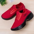 thumbnail image 5 of AUDeals Women's Athletic Running Shoes, Lightweight Air Cushion Sneakers with Gym and Walking Comfort (Red, 7.5), 5 of 5