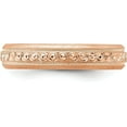thumbnail image 3 of 14k Rose Gold 3mm Design Etched Wedding Band Size 6.5 - Ring Size 6.5, 3 of 7