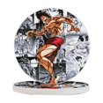 thumbnail image 1 of Posavasos de tierra de diatomeas absorbente Baki the Grappler, el aislamiento antideslizante de tierra de diatomeas inodoro protege la superficie de la mesa contra daños Talla única, 1 of 1