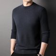 thumbnail image 3 of Suéter de primera calidad, nueva marca de moda, jersey de punto para hombre, jersey de diseñador de lujo, ropa informal lisa a cuadros coreana para hombre, 3 of 5