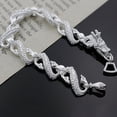 thumbnail image 2 of Minnieouse de plata de ley 925 recién llegada con pulseras de plata de ley de primera calidad para hombre y mujer Ropa, zapatos y accesorios Miscelánea, 2 of 6