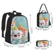 thumbnail image 2 of Disketp Kawaii Sushi Characters Delight Mochila Estampada de Gran Capacidad con Lonchera y Estuche, Set de 3 Piezas para Estudiantes, 2 of 7