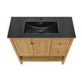 thumbnail image 2 of Swiss Madison SM-BV241MB Chateau 36" Free Standing Single Basin Vanity Set - Golden Oak /, 2 of 6