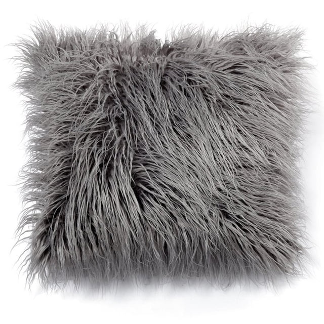 Coussin de Canapé Doux Housse de Coussin Carrée de Luxe Décoration de Maison