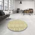 thumbnail image 3 of Ahgly Company Indoor Rectangle Abstract Brown Gold Oriental Area Rugs, 5' x 8', 3 of 6