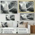 thumbnail image 4 of Designart "Tranquil Minimalist Tropical Palms" Palms & Palm Trees Floater Framed Canvas Prints, 4 of 5