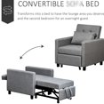 thumbnail image 4 of Soft Polyester - cotton Cloth & Expandable Footrest / Sofa Bed for All - day Relaxation, 4 of 6