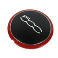 thumbnail image 3 of 1pcs 133mm Hubcap For Wheel Centre Hub Caps Emblem Sticker 68078419ac 68078421ac 51884863 Red, 3 of 5