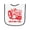 White and Navy, variant on Inktastic This is How I Roll Tractor Red Baby Terry Cloth Bib