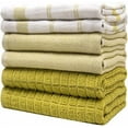thumbnail image 6 of Bumble Towels Premium Kitchen Towels (20”x 28”, 6 Piece) – Large Cotton Kitchen Hand Towels Highly Absorbent Tea Towels Set– Lime Green, 6 of 6