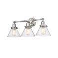 thumbnail image 5 of Eyden 3 - Light Brushed Nickel/Silver Wall Sconce, 5 of 6
