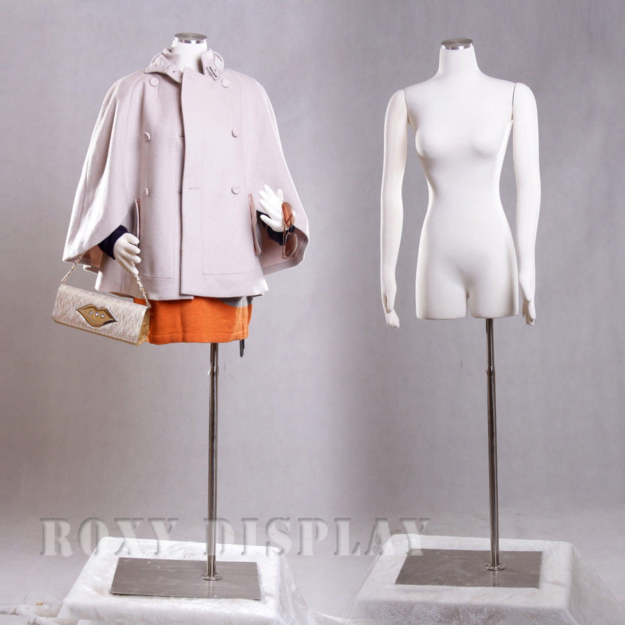 Female Plus Size 18-20 Mannequin Manequin Manikin Dress Form #F18/20BK+BS-02BKX 