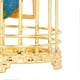 thumbnail image 4 of 1/12 Dollhouse Miniature Metal Birdcage Photography Props Decoration for 1/12 & 1/6 Dollhouse, Gold, 4 of 4