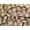 Brown, variant on Gutermann 100% Cotton Fabric, Cream Flower Print for Quilting, Dressmaking & Bag Making, 55" Wide, By the Yard