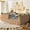 Natural, variant on Queen Size Kids Soft Upholstered Montessori Floor Bed, Full Surround Safety Rails, Low to Ground Bed Frame for Boys and Girls, Pink