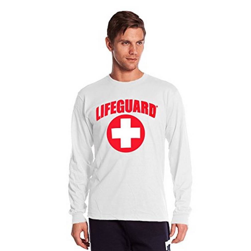 Lifeguard Lifeguard LongSleeve Printed Tee Shirt, Red TShirt for