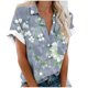 thumbnail image 1 of Mujeres Pantalones Cortos Impresos Blusas de Manga Corta Y Top Regular, Vestido de Moda de Verano Casual para Mujeres, 1 of 5