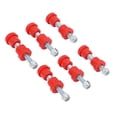 thumbnail image 1 of Cart Rear Leaf Spring Bushing Kit, High Grade Polyurethane Material with Metal Sleeve Kits for EZGO TXT Medalist 1994-Up, 6 Springs, 12 Bushing Kits, 4 Arm Bolts, 4 Lock Nuts, 2, 1 of 7