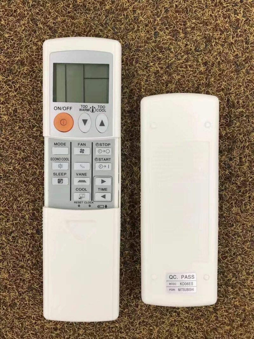 Remote Control For Mitsubishi MS-A09WA MS-A09WA-1 KM06A KM06B Air Conditioner 