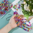 thumbnail image 3 of 2Pcs Macrame Plant Hanger 19.69inch Colorful Glass Bead Plant Hanger with 2 Hooks Hanging Planter Holder Decorative Flower Pot Holder for Indoor Outdoor Home Garden Decor, 3 of 6