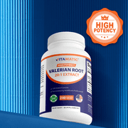 3 PackVitamatic Valerian Root Extract 20:1 – Concentrated Botanical Extract Capsules – Non-GMO, Gluten Free – 240 Capsules