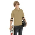 thumbnail image 1 of Ma Croix Youths Polo Shirt Uniform Plain Kids Button Short Sleeve, 1 of 1