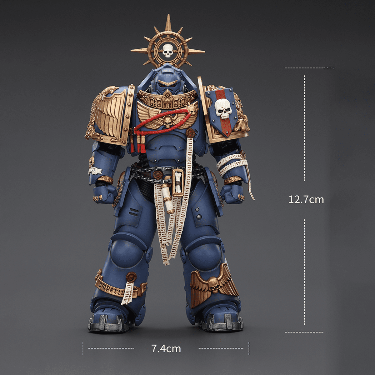 [IN STOCK] JOYTOY Warhammer 40K 1/18 Action Figures Ultramarines Heavy Relic Primus Armor with Heavy Relic Bolt Rifle