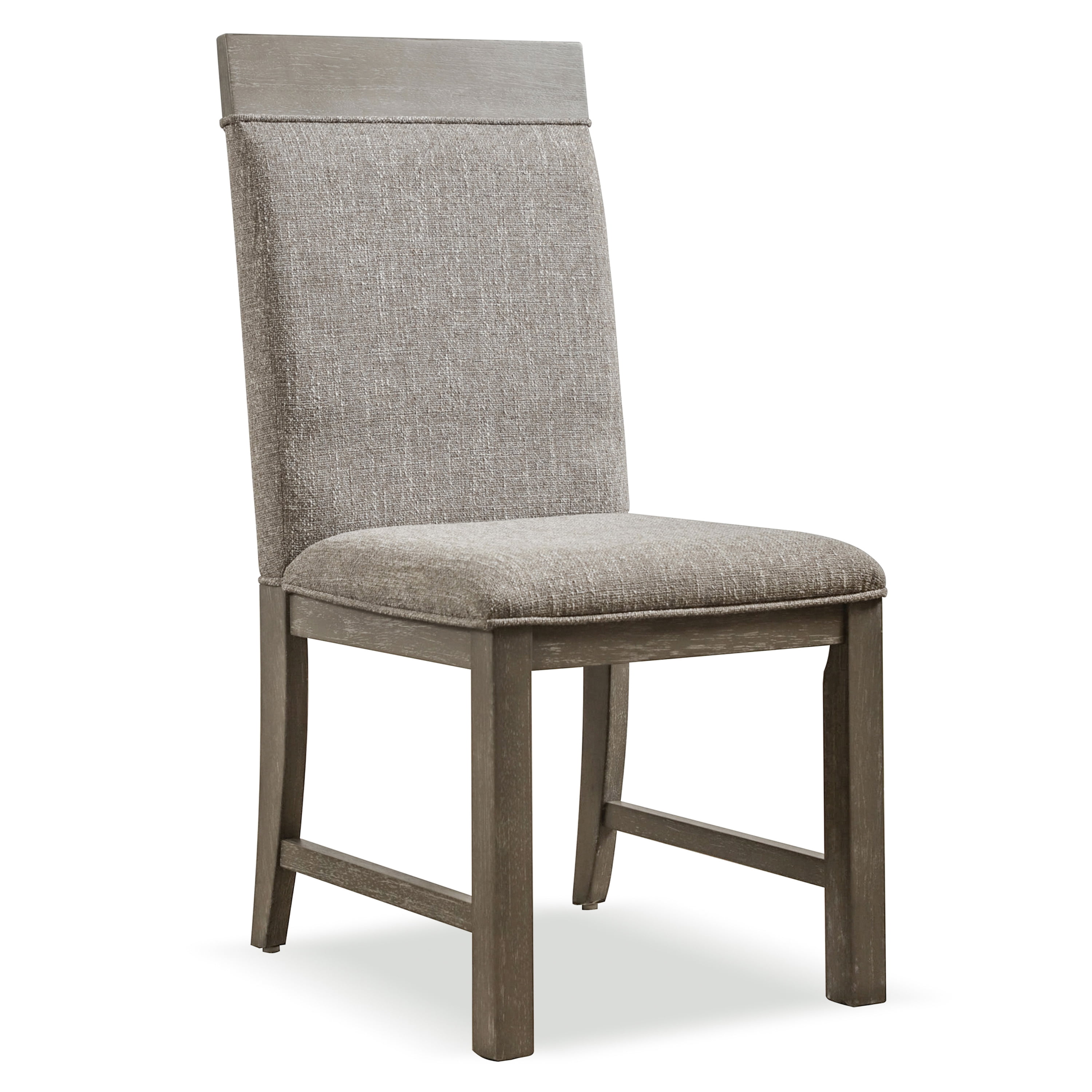 Furniture of America Telli Transitional Upholstered Dining Side Chair, Gray (Set of 2)