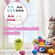 thumbnail image 2 of Monstrate Mini de 5 uds., decoración de Pascua, figuritas de conejos de peluche, colgante de animales, accesorio hecho a mano, Kits de decoración para fiestas Azul, 2 of 6