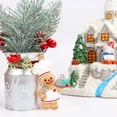 thumbnail image 4 of Herramienta para hornear galletas de fondant tridimensional con temática navideña con juego de sellos de émbolo, pan de jengibre para niño/niña, muñeco de nieve, Papá Noel, árbol de Navidad, reno,, 4 of 5