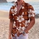thumbnail image 2 of Hawaiian Shirt For Men, Men's Vintage Button Down Bowling Shirts Short Sleeve Summer Beach ShirtXL, 2 of 5