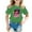 0-Green671, variant on Tiijoy Toddler Girls Graphic Tee Cartoon Figure Print Short Sleeve T-Shirt, Sizes 3-14