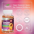 thumbnail image 4 of CoQ10 Gummies for Adults 100mg - 3X Strength, High Absorption, Antioxidant Supplement for Heart Health Support & Energy Production, Ultra Coenzyme Q10 Vitamins, Coq 10 Supplements - 60 CoQ10 Gummies, 4 of 9