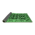 thumbnail image 2 of Ahgly Company Indoor Rectangle Oriental Emerald Green Industrial Area Rugs, 2' x 5', 2 of 4
