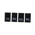 thumbnail image 4 of SOPOTUTU 400Pcs Folded Clothing Size Labels Black Sew-In Tags for Apparel Sewing and Garment Accessories, 4 of 8