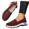 thumbnail image 3 of Zapatos Ortopedicos para Mujer, Women's Woven Orthopedic Breathable Soft Sole Shoes, Go Walking Slip On Casual Comfortable Diabetic Sneaker, 3 of 6
