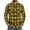 Yellow, variant on HAOMEILI Men's Button Down Regular Fit Long Sleeve Plaid Flannel Casual Shirts